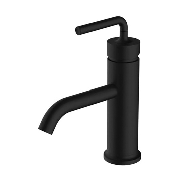 Robinet mitigeur lavabo monotrou Noir - Corbeau