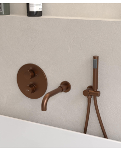 Mitigeur thermostatique de baignoire à encastrer - Corbeau