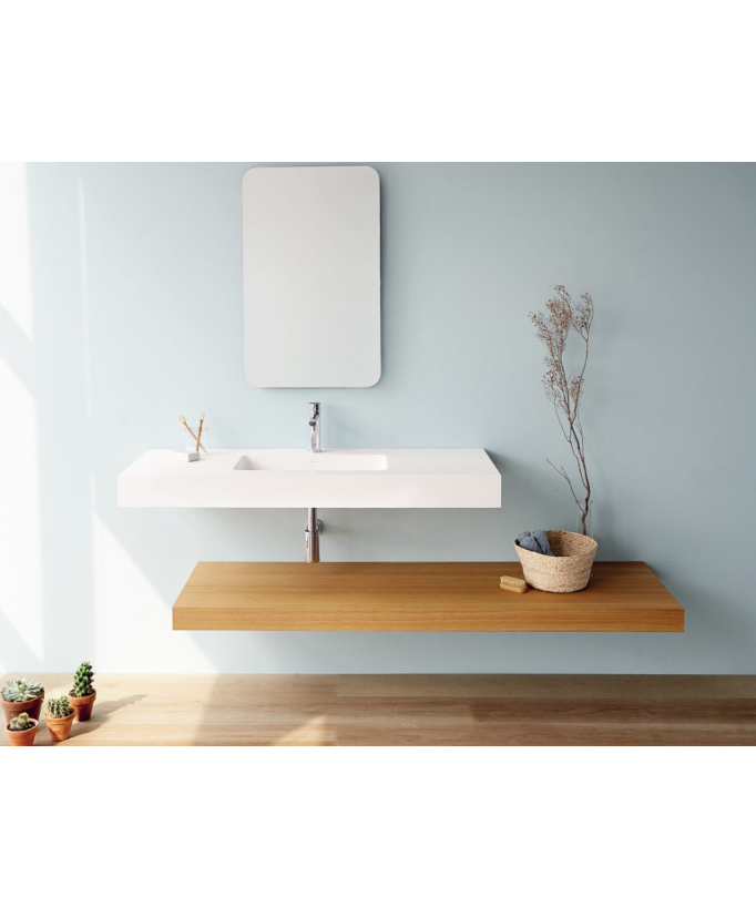 Vasque suspendue blanc Cardiff Muro