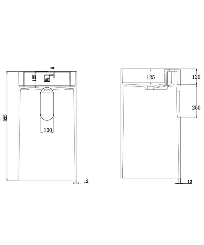 Lavabo totem rond à poser Blanc mat - Lusambo