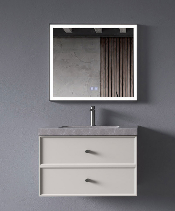 Meuble de salle de bain Gris Delhi