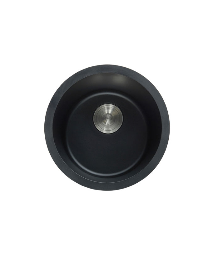 Évier rond 420 mm - granit noir - Ebène