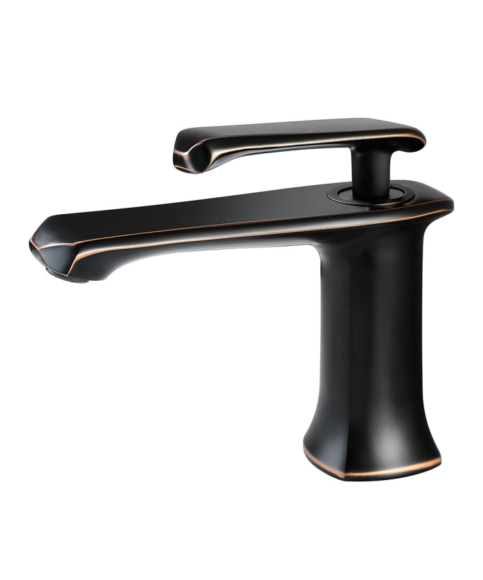 Robinet mitigeur lavabo Noir cuivré - Mensae
