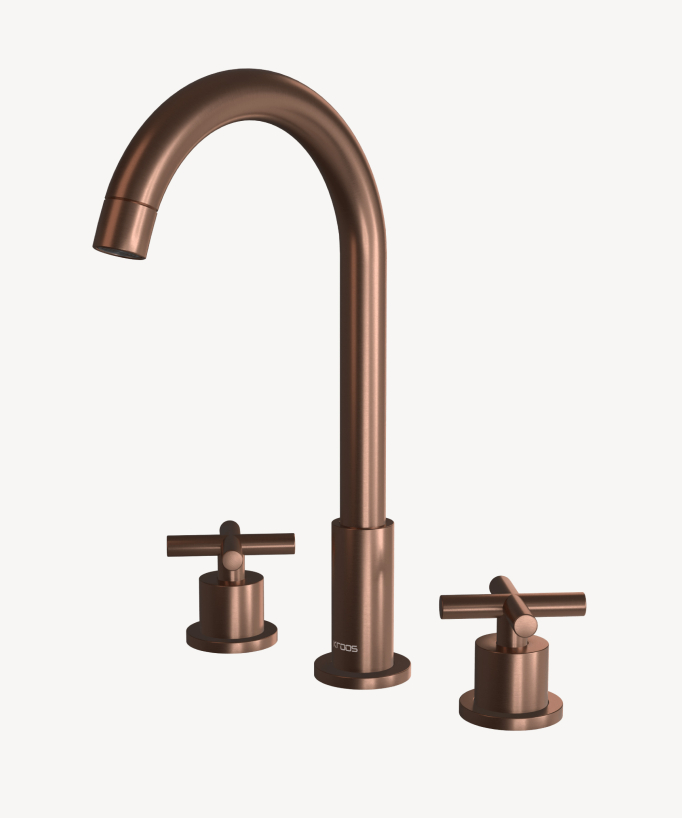 Robinet mélangeur lavabo sur plage - Corbeau