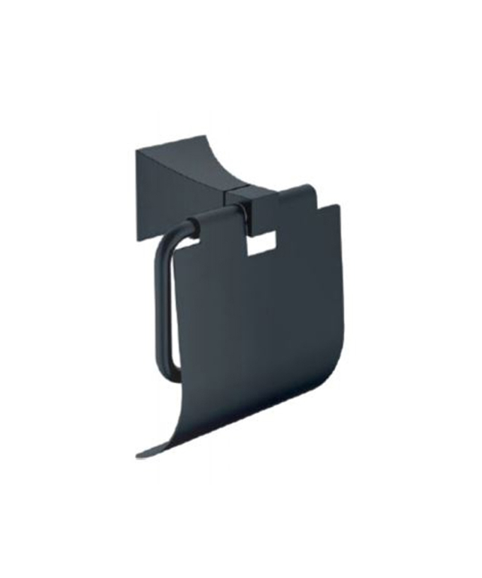 Porte papier toilette mural Noir - Chloe
