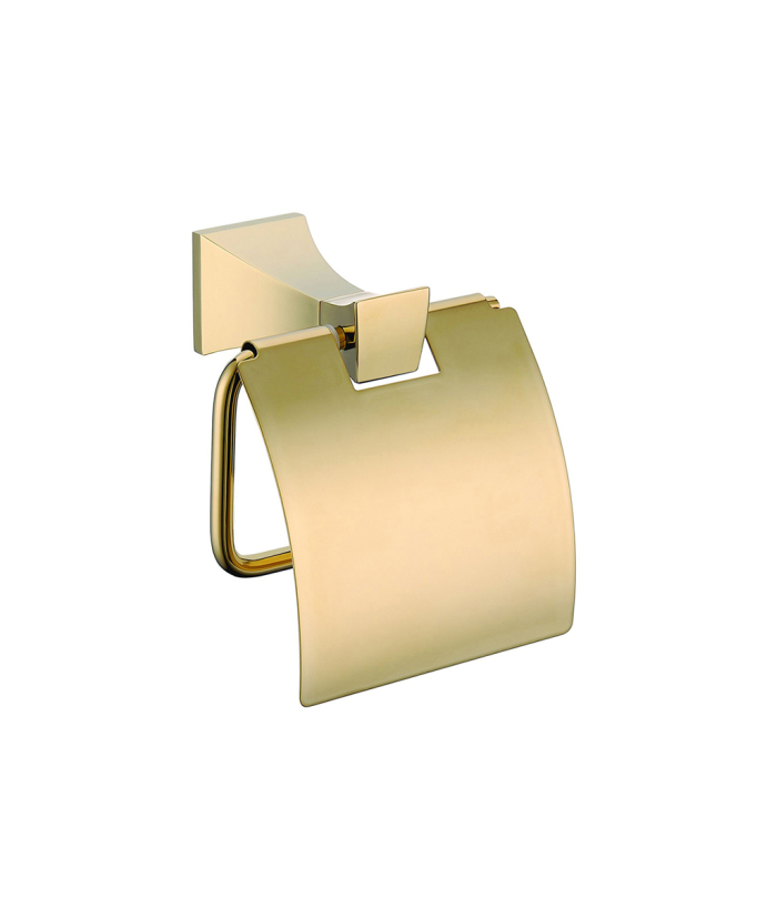 Porte papier toilette mural avec couvercle - Chloe