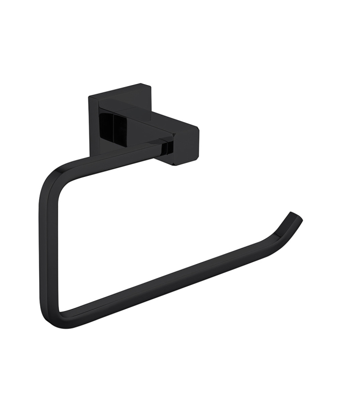 Porte-rouleau papier toilette Noir - Vera