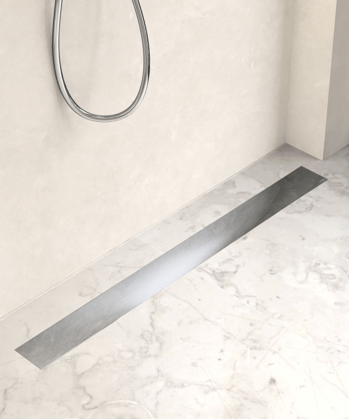 Caniveau de douche en inox - 900 mm
