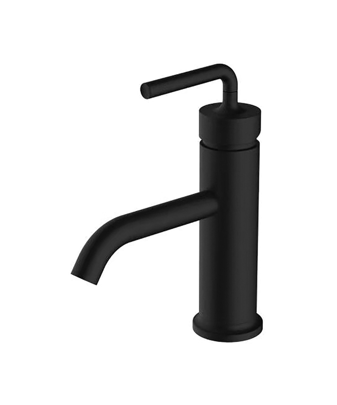 Robinet mitigeur lavabo monotrou Noir - Corbeau