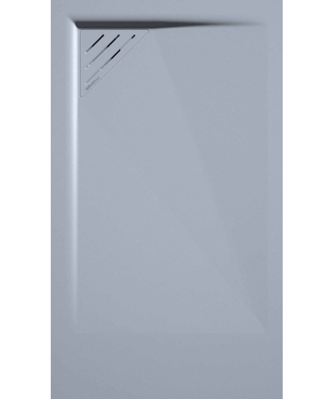 Receveur de douche Gris, finition  Stone MIO, grille de couleur