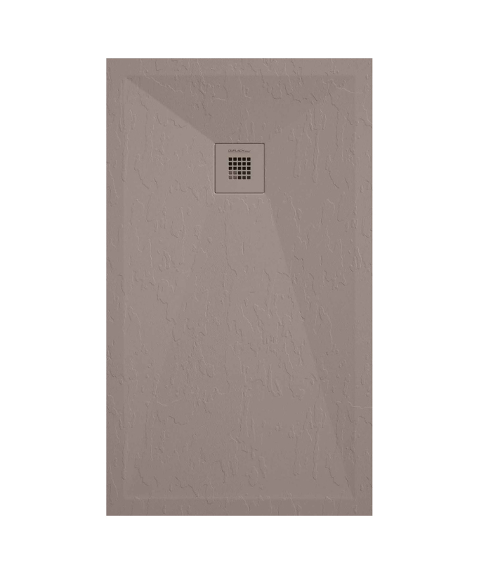 Receveur de douche Sable finition Ardoise Stone Plus, grille de couleur