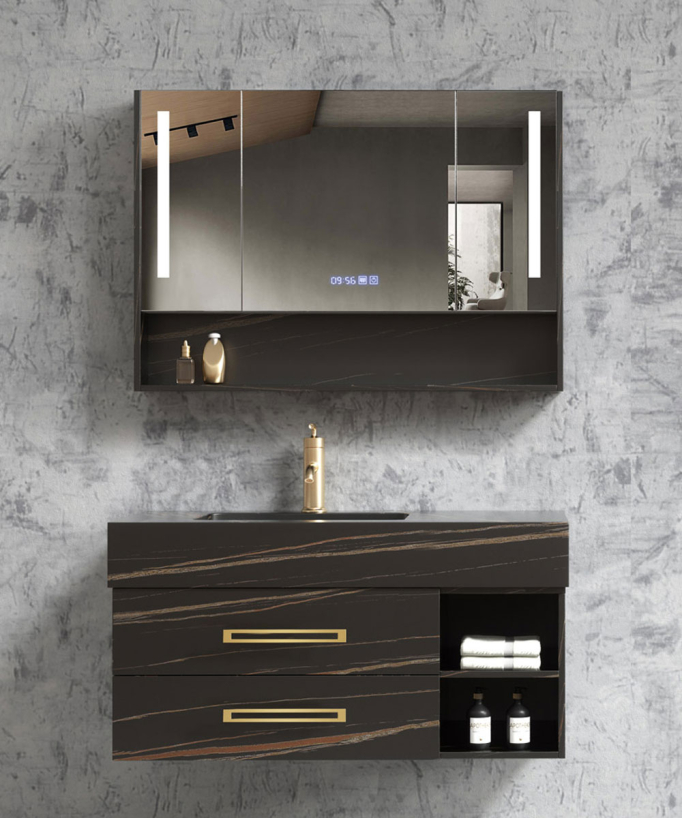 Meuble de salle de bain Noir Jaipur