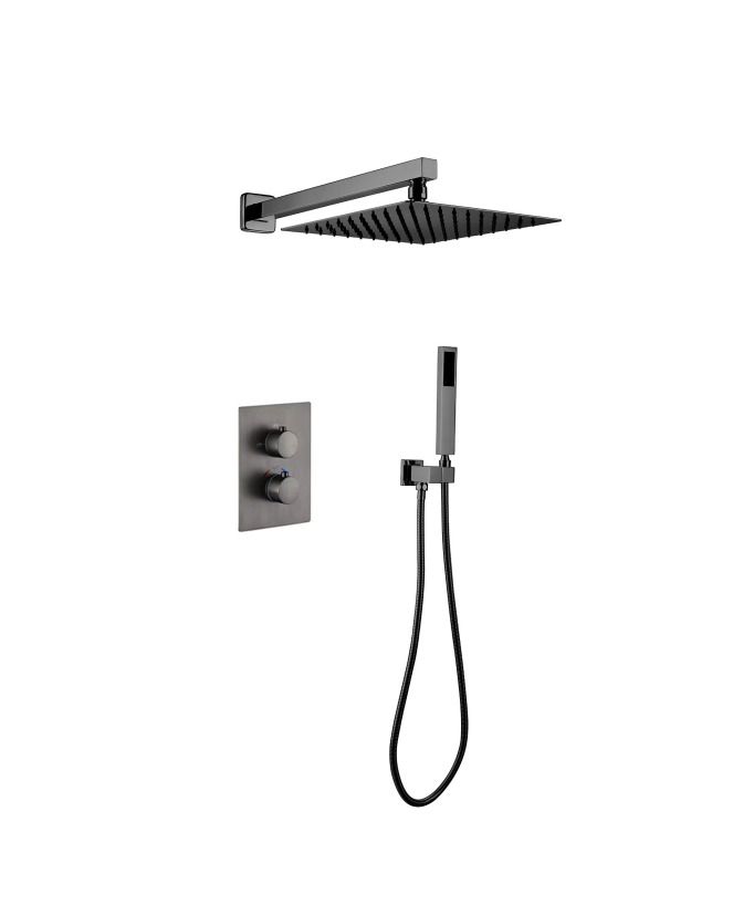 Composition mitigeur thermostatique de douche encastrée - Sirius