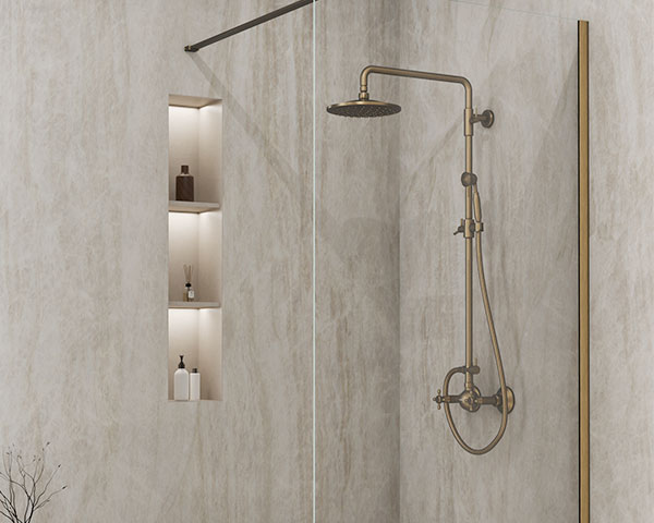 Designs variés de colonnes de douche
